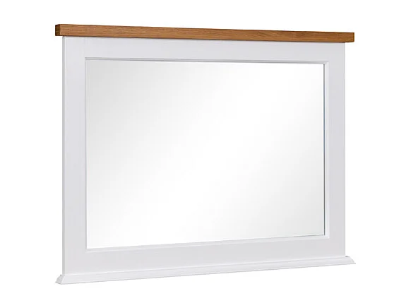 SPIEGEL Galineo weiß / Eiche Natur 97,5 / 4,5 / 73cm