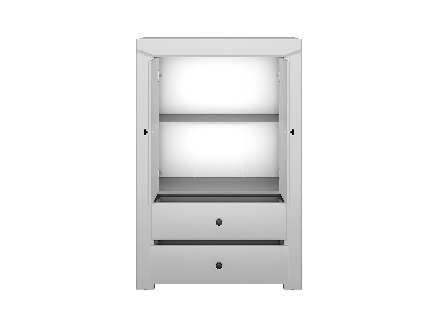 JUGENDZIMMER-SET Terni silbergrau 6-teilig