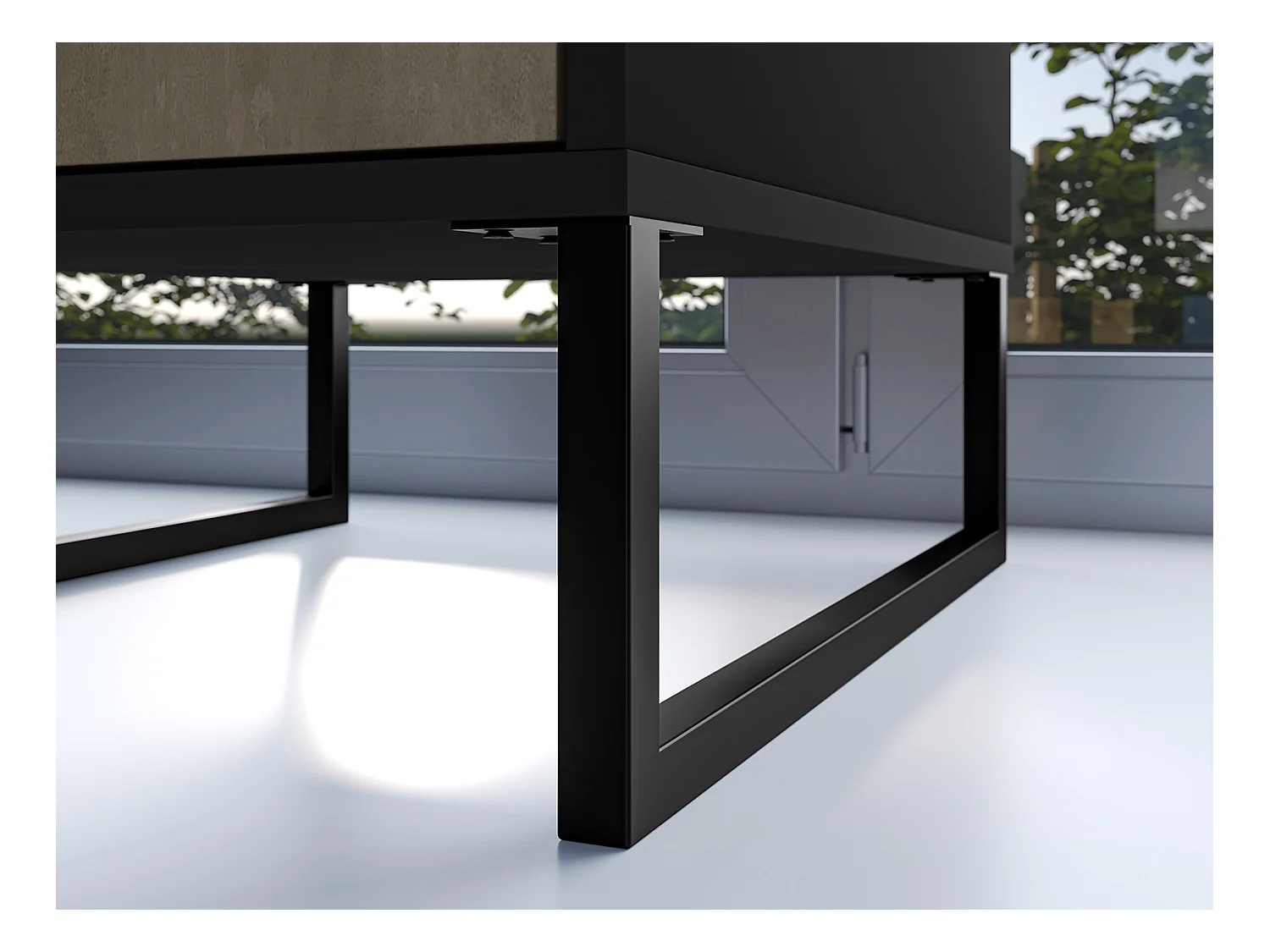 JUGENDZIMMER-SET Colt schwarz / Craft Gold Eiche / Premium Steel 3-teilig