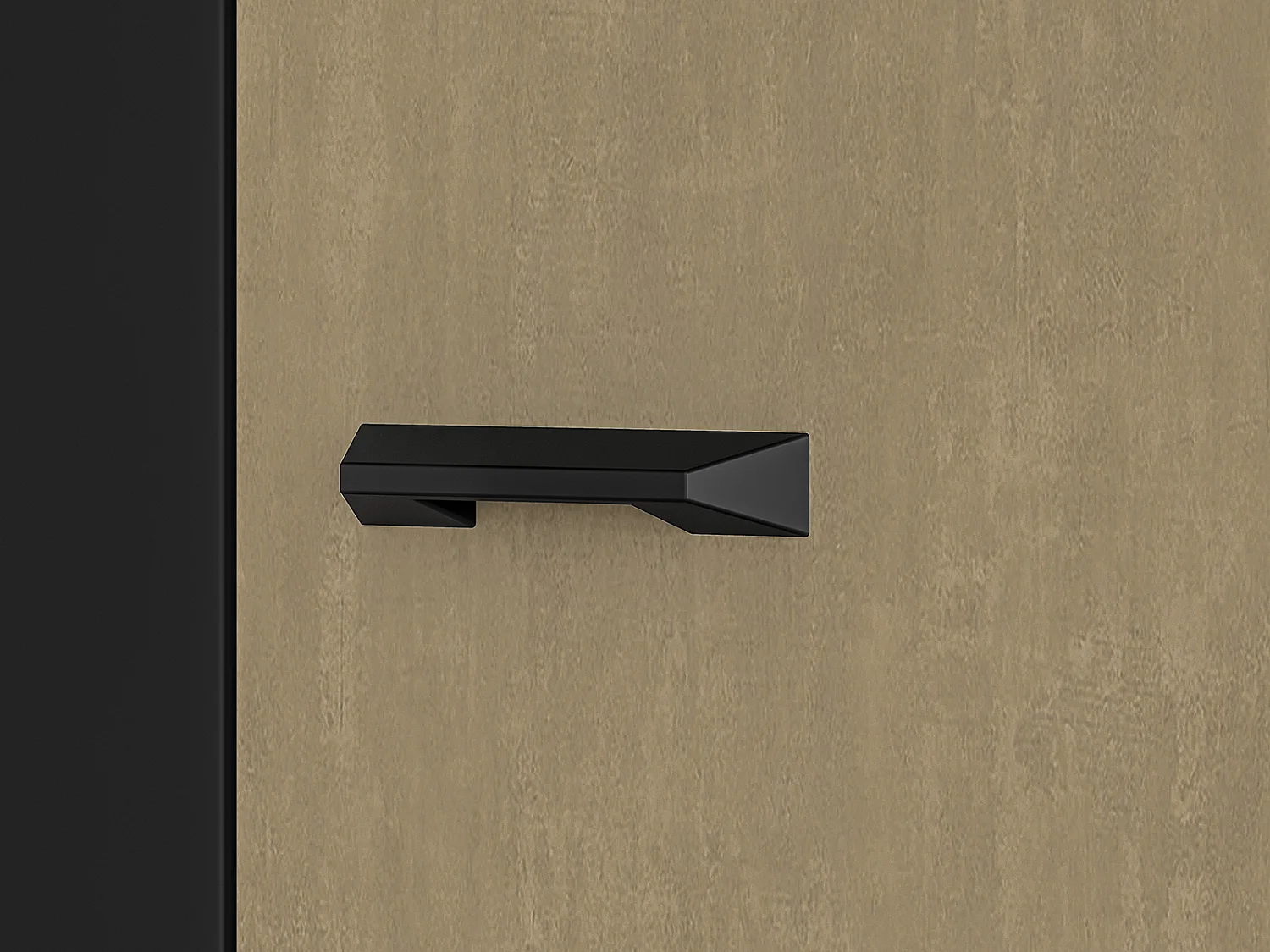 JUGENDZIMMER-SET Colt schwarz / Craft Gold Eiche / Premium Steel 3-teilig