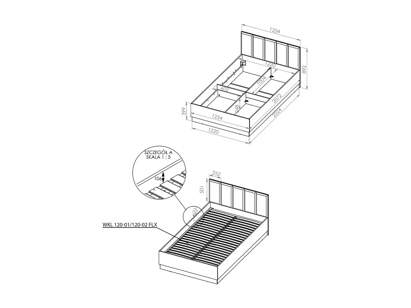 JUGENDZIMMER-SET Colt schwarz / Craft Gold Eiche / Premium Steel 3-teilig