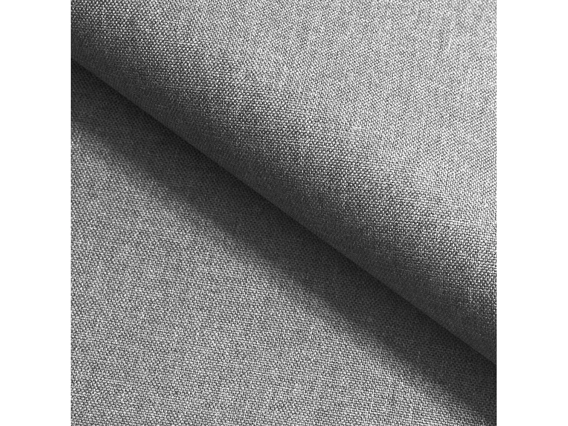 Canapé d'angle MADISON Gris clair en tissu texturé avec fonction de couchage
