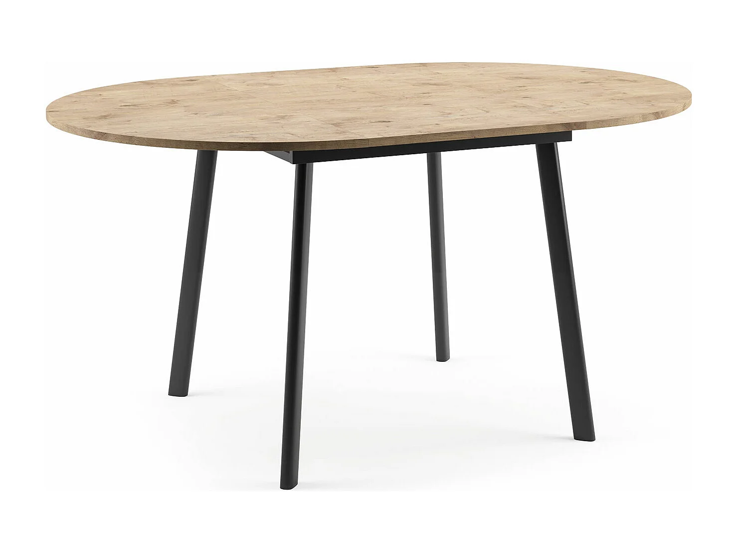 ESSTISCH Torsen Pietra Grigia Schwarz / Graphit 100/138 / 100 / 76cm