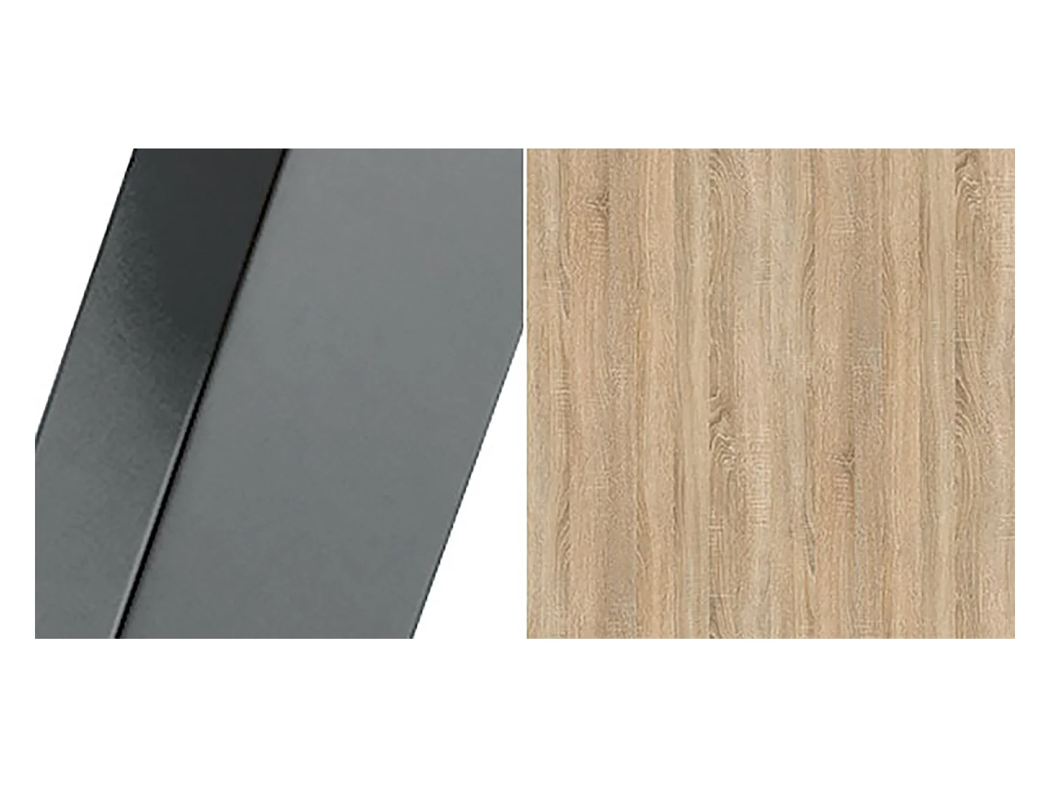 ESSTISCH Torsen Sonoma Eiche / Graphit 100/138 / 100 / 76cm