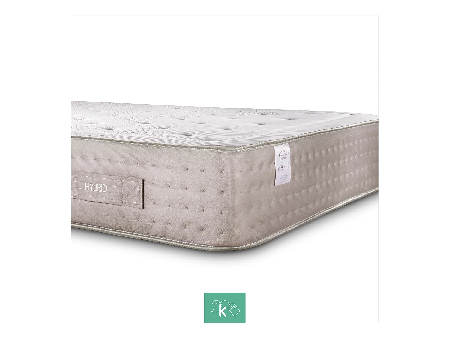 Colchón Muelles Ensacados 140 x 190 cm Viscoelástico Hybrid Altura +/- 29 cm