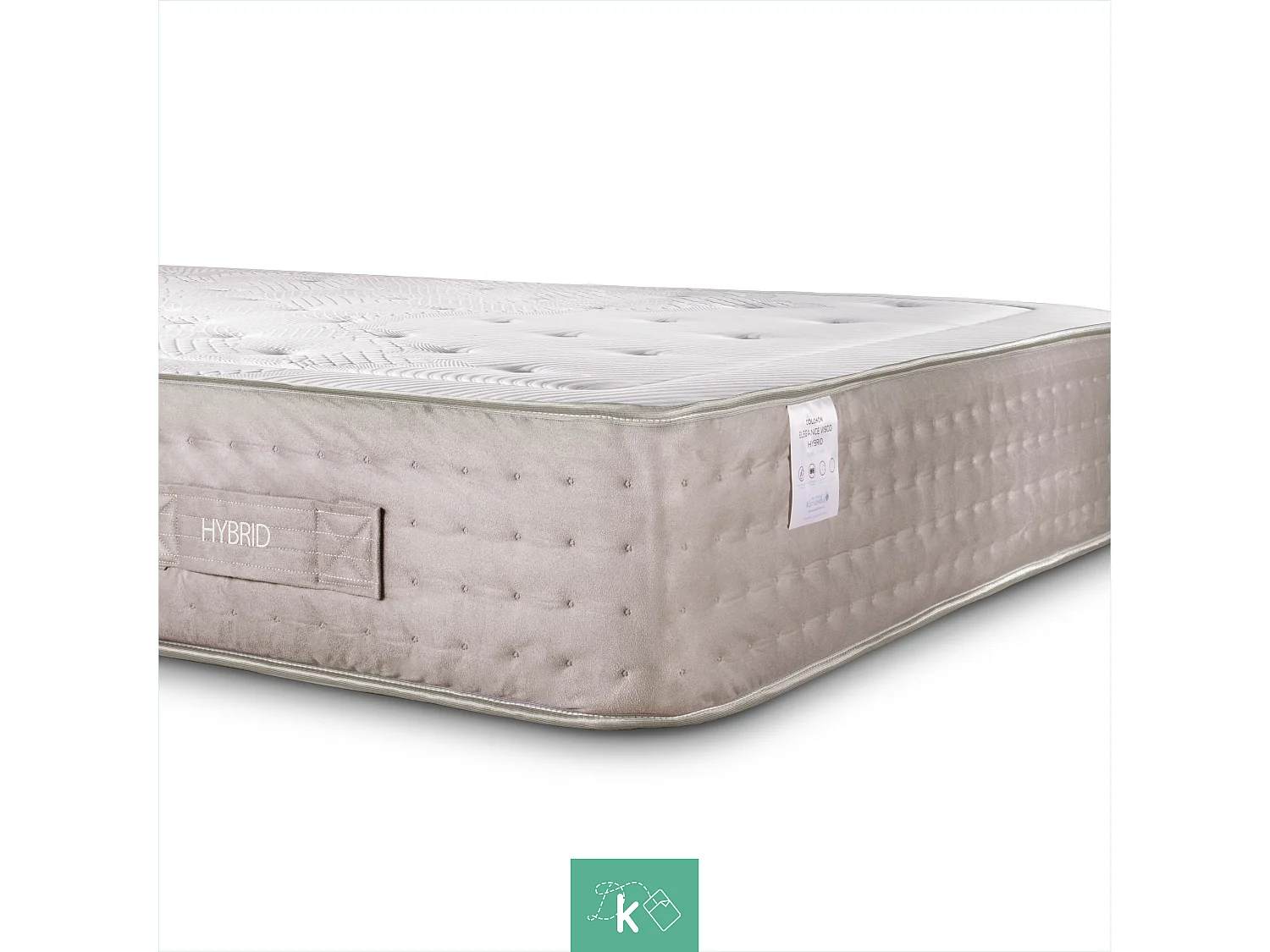 Colchón Muelles Ensacados 135 x 190 cm Viscoelástico Hybrid Altura +/- 29 cm