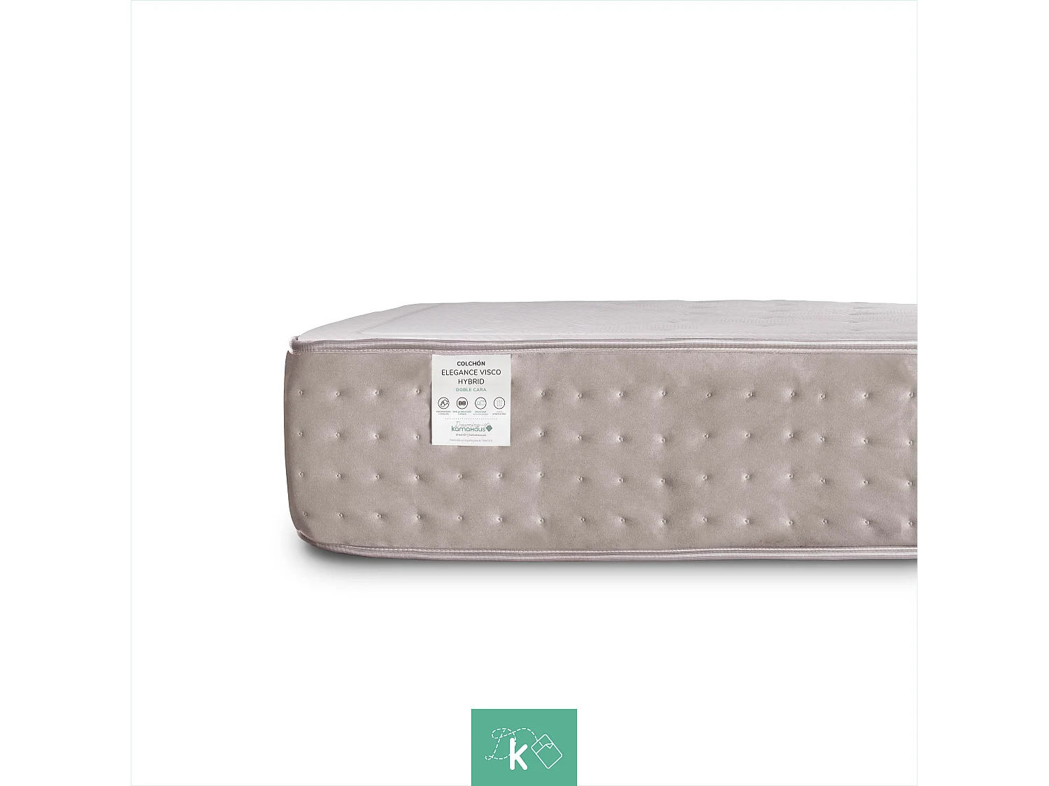 Colchón Muelles Ensacados 160 x 200 cm Viscoelástico Hybrid Altura +/- 29 cm