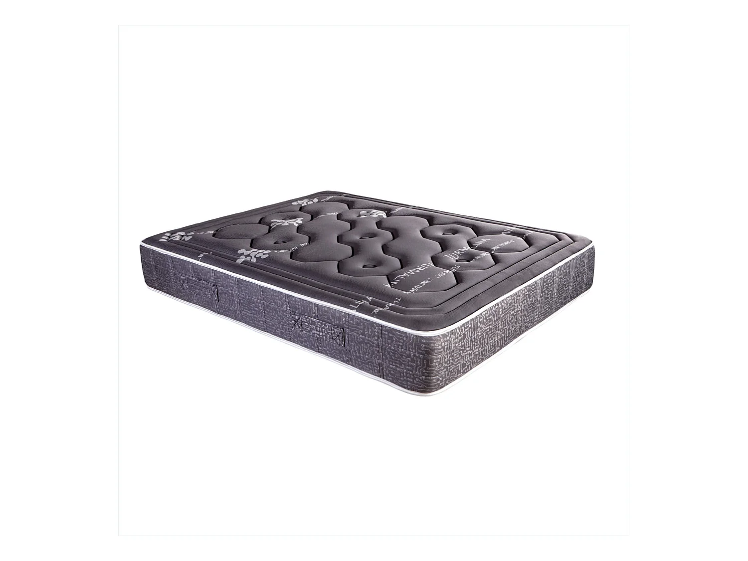 Matelas à mémoire de forme 140x190 cm Tourmaline - Mousse à mémoire de forme - Épaisseur +/- 26 cm  - Ferme-Mi-Ferme - Viscographène