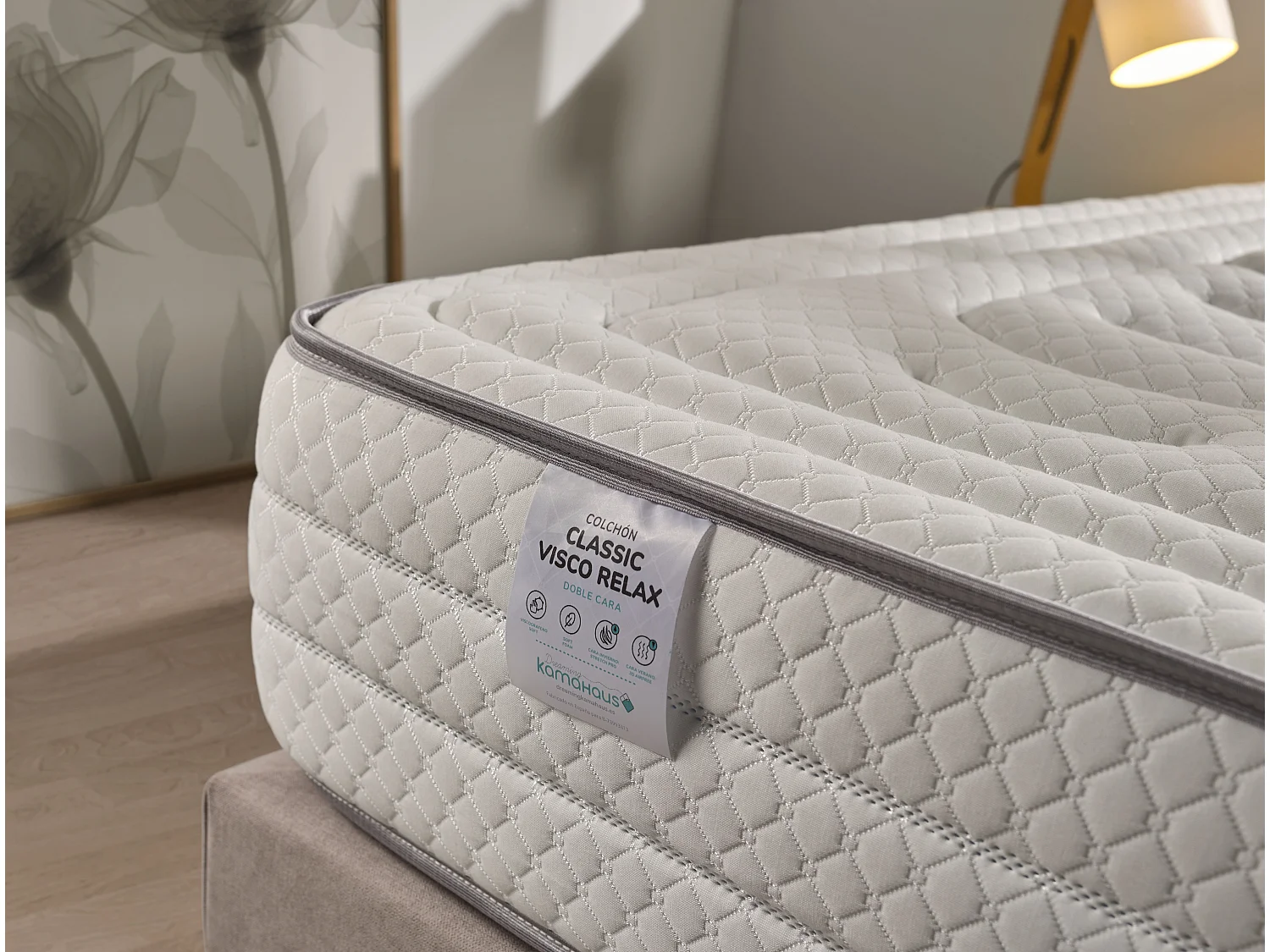 Colchón viscoelástico Classic ViscoGel 80x180 cm - Altura +/- 28 cm - Colchón reversible - Firmeza Media/Alta - 100% Hipoalergénico