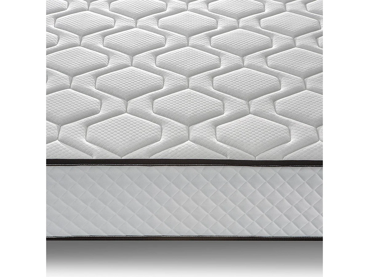 Colchón de muelles ensacados 80x180 cm Allegra - Doble Cara -  Altura +/- 27 cm - Espuma viscoelástica - Firmeza Media/Alta - Independencia de lechos