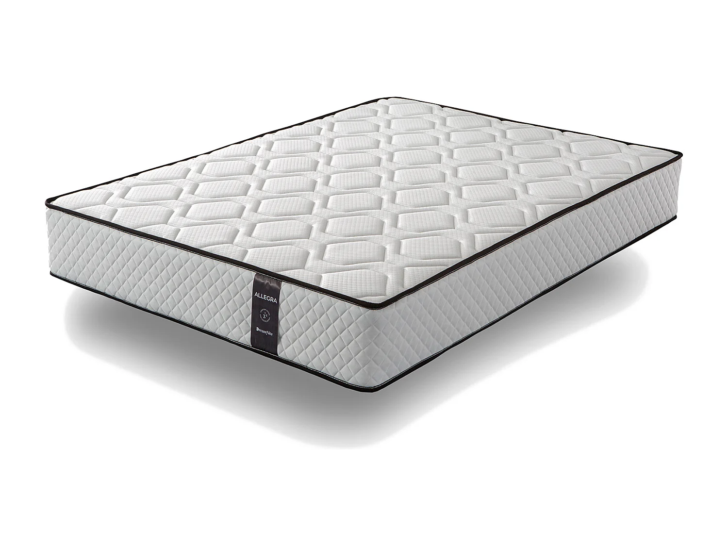 Matelas à ressorts ensachés 90x190 cm Allegra - Face Hiver/Été - Épaisseur +/- 27 cm - Ferme/Mi-Ferme - Technologie hybride avec mémoire de forme