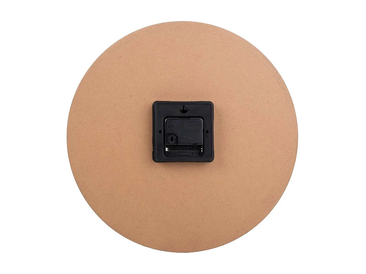 Reloj de pared de madera negro 34x34x2cm