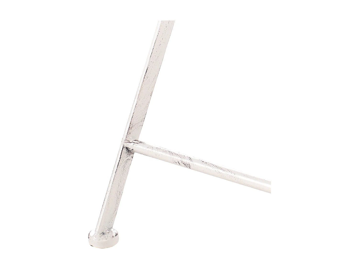 Garten Bartisch TRIESTE 60 cm 60 cm Metall Hellbeige