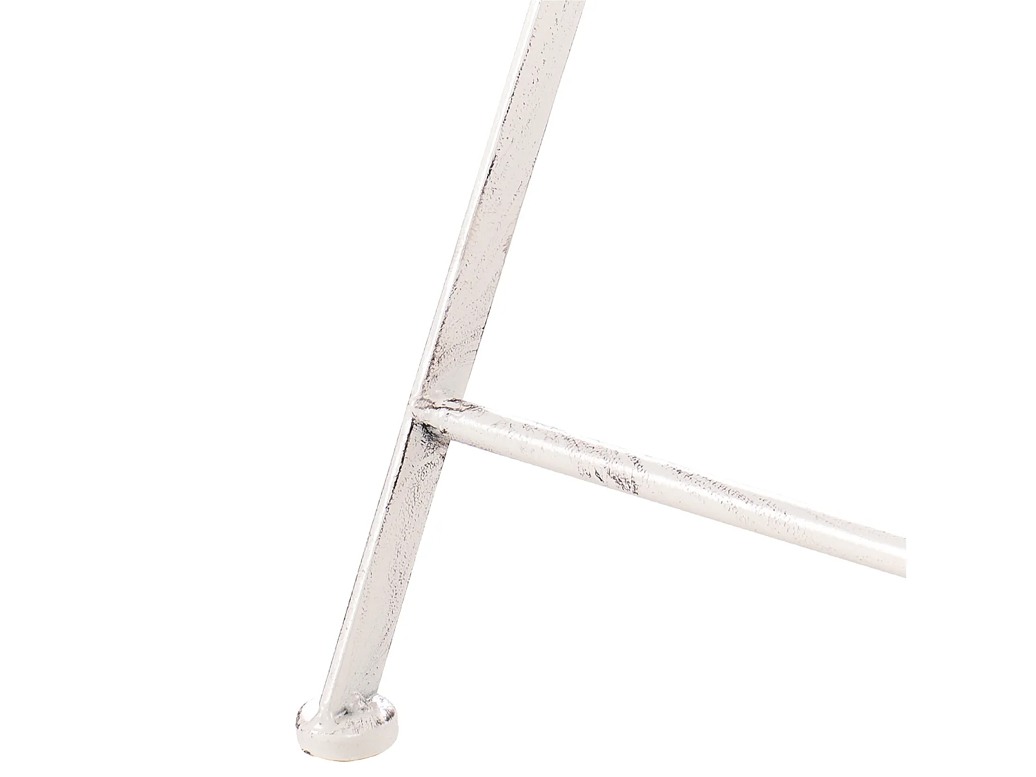 Garten Bartisch TRIESTE 60 cm 60 cm Metall Hellbeige