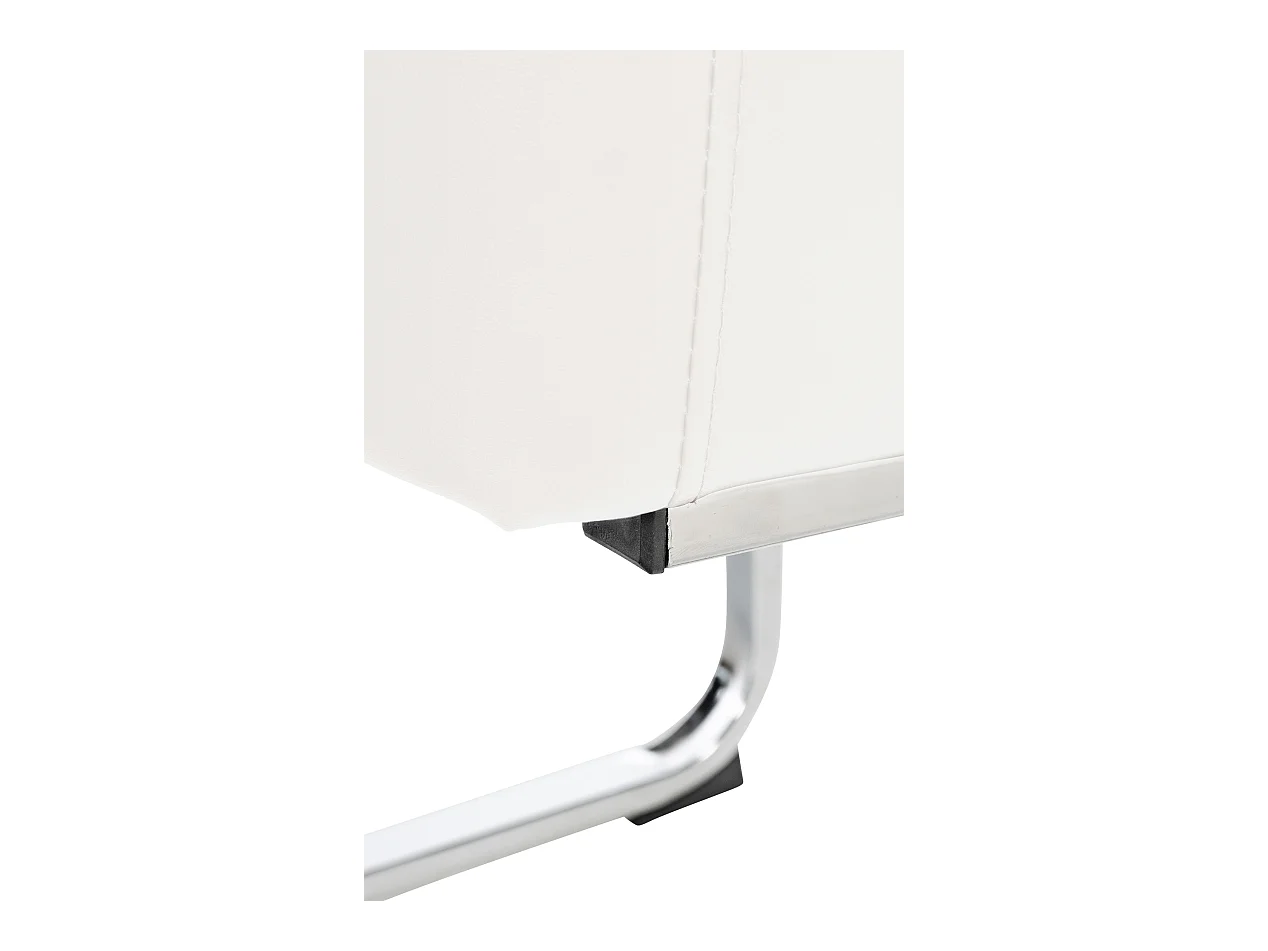 chaises oscillantes - Similicuir - Blanc - Puka