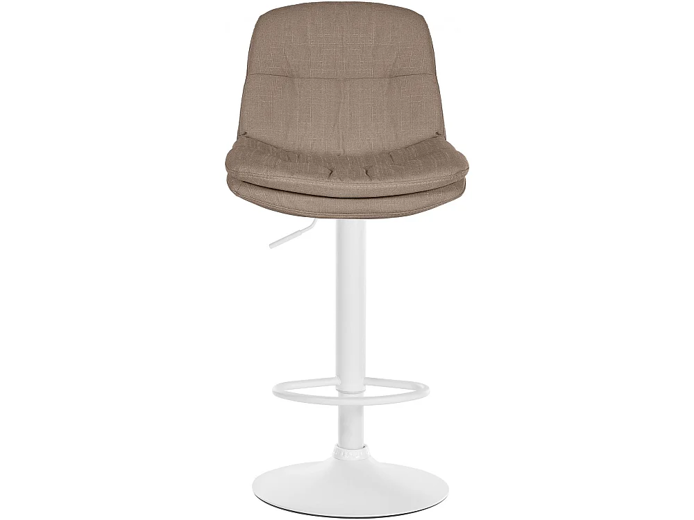 Tabouret de bar - Tissu - Taupe - Laurel