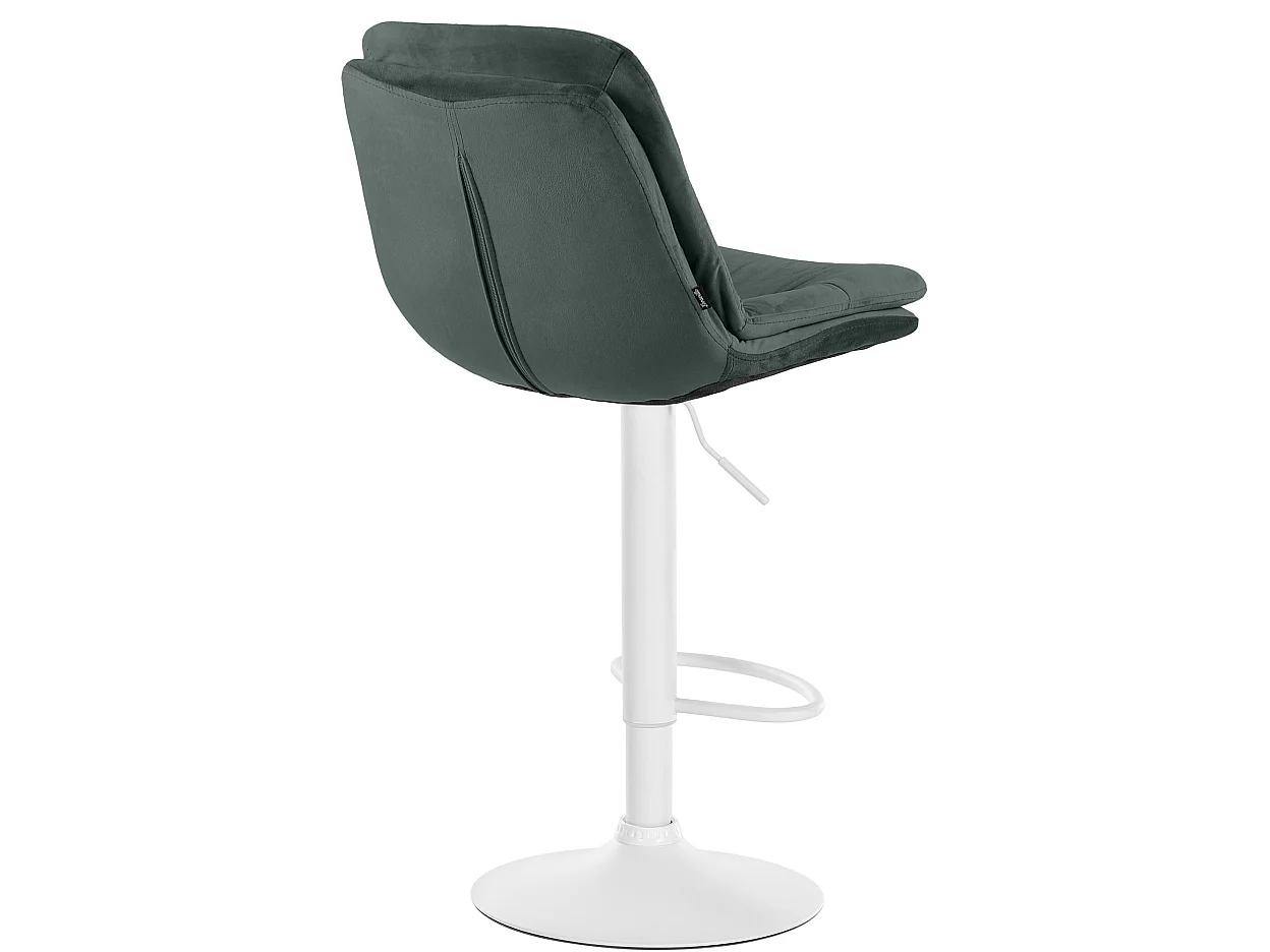 Tabouret de bar - Velours - Vert foncé - Laurel