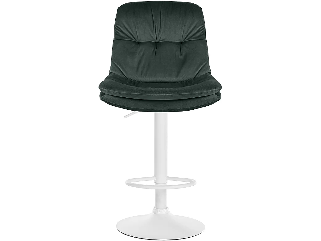 Tabouret de bar - Velours - Vert foncé - Laurel