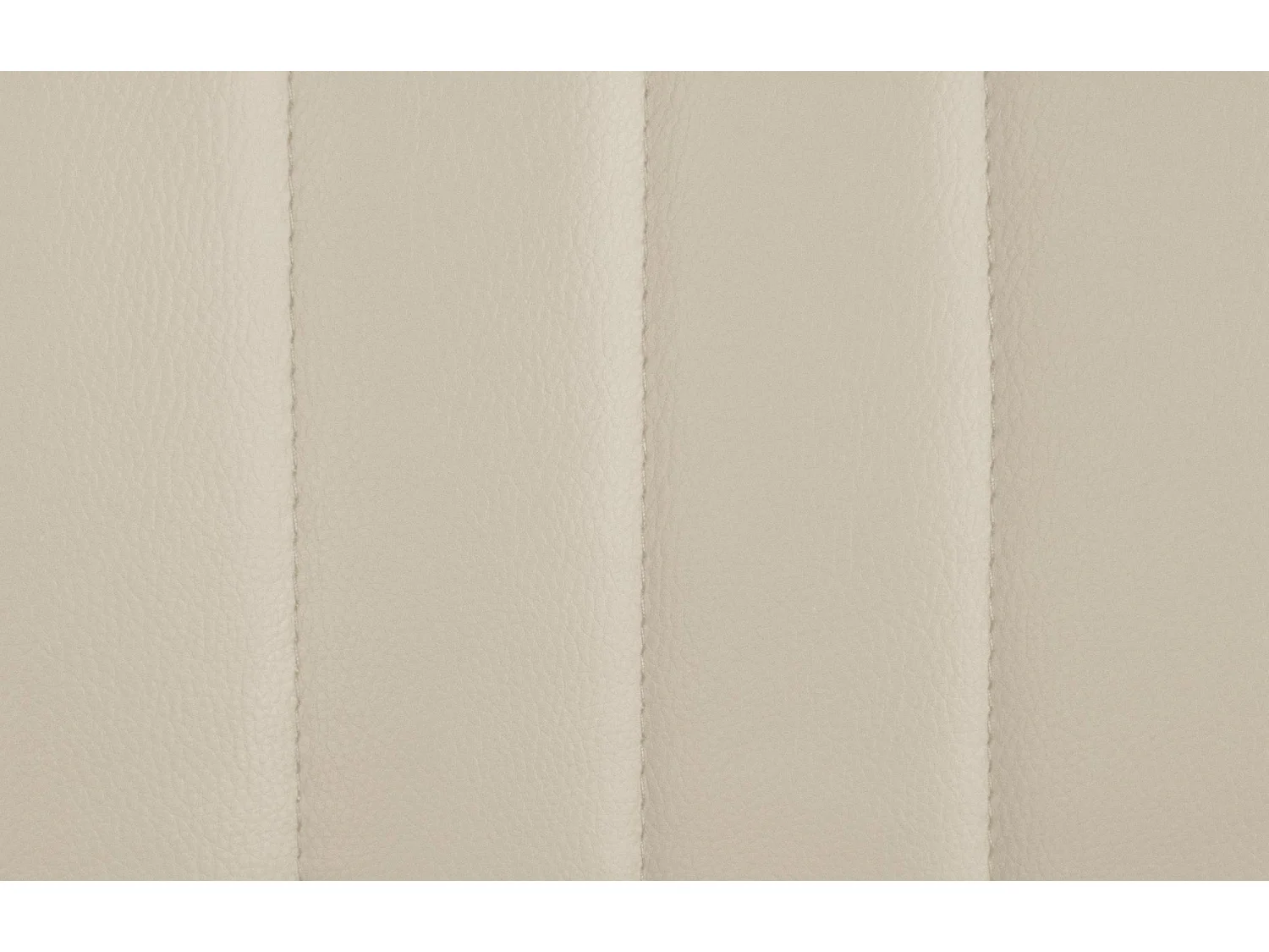 Lot de 2  Tabouret de bar - Similicuir - Crème - Toni