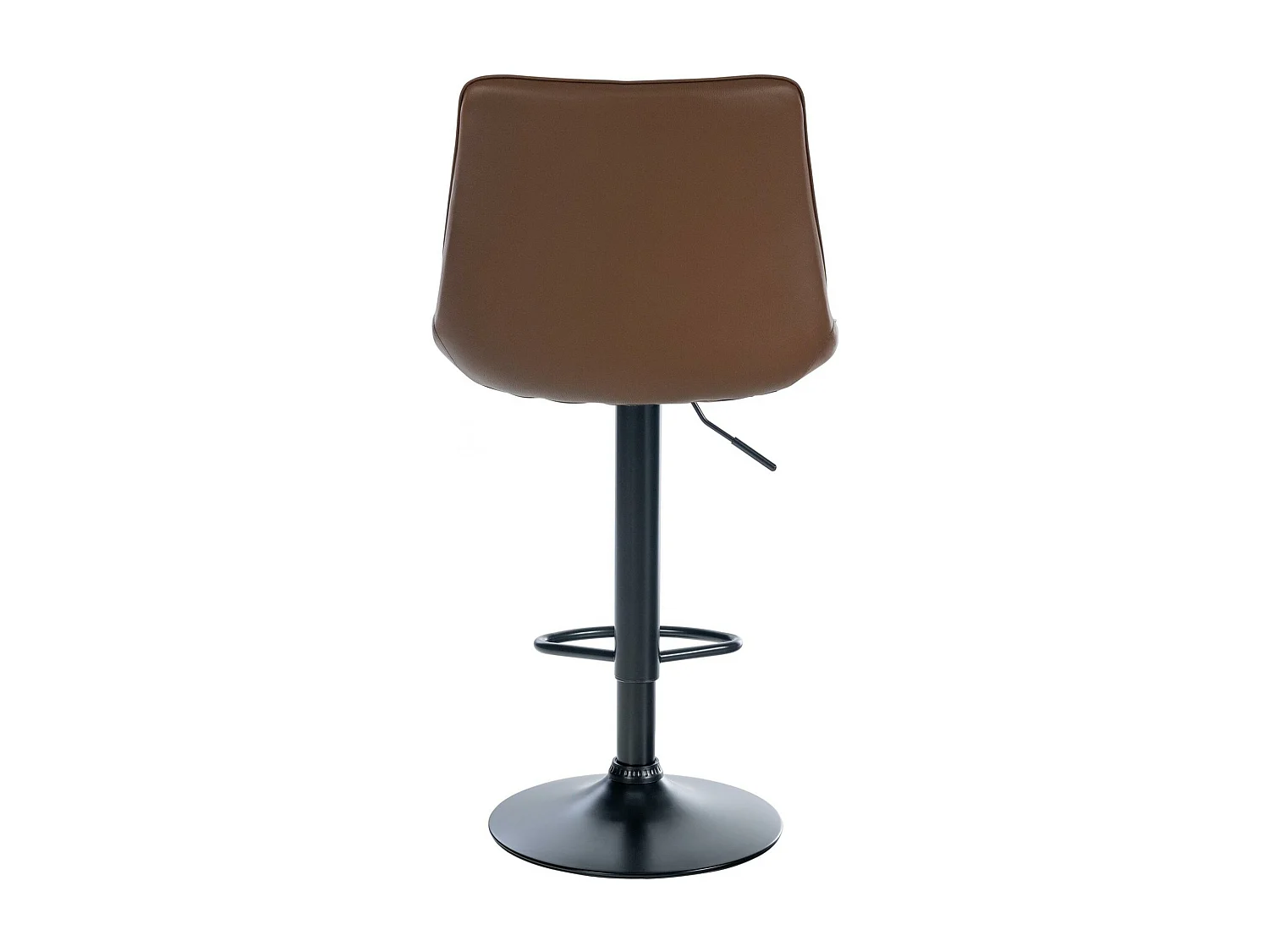 Lot de 2  Tabouret de bar - Similicuir - Marron - Toni