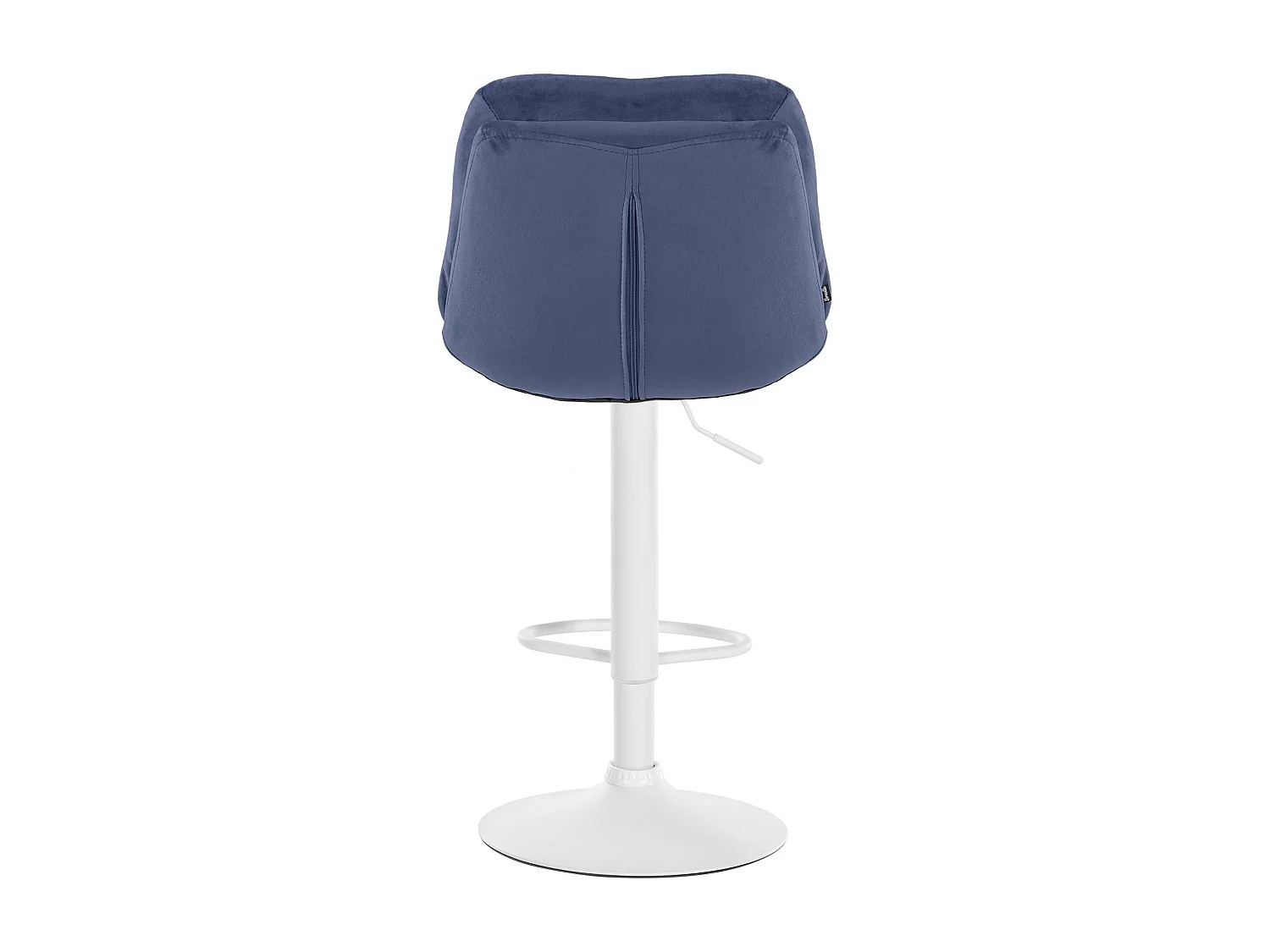 Tabouret de bar - Velours - Bleu - Laurel