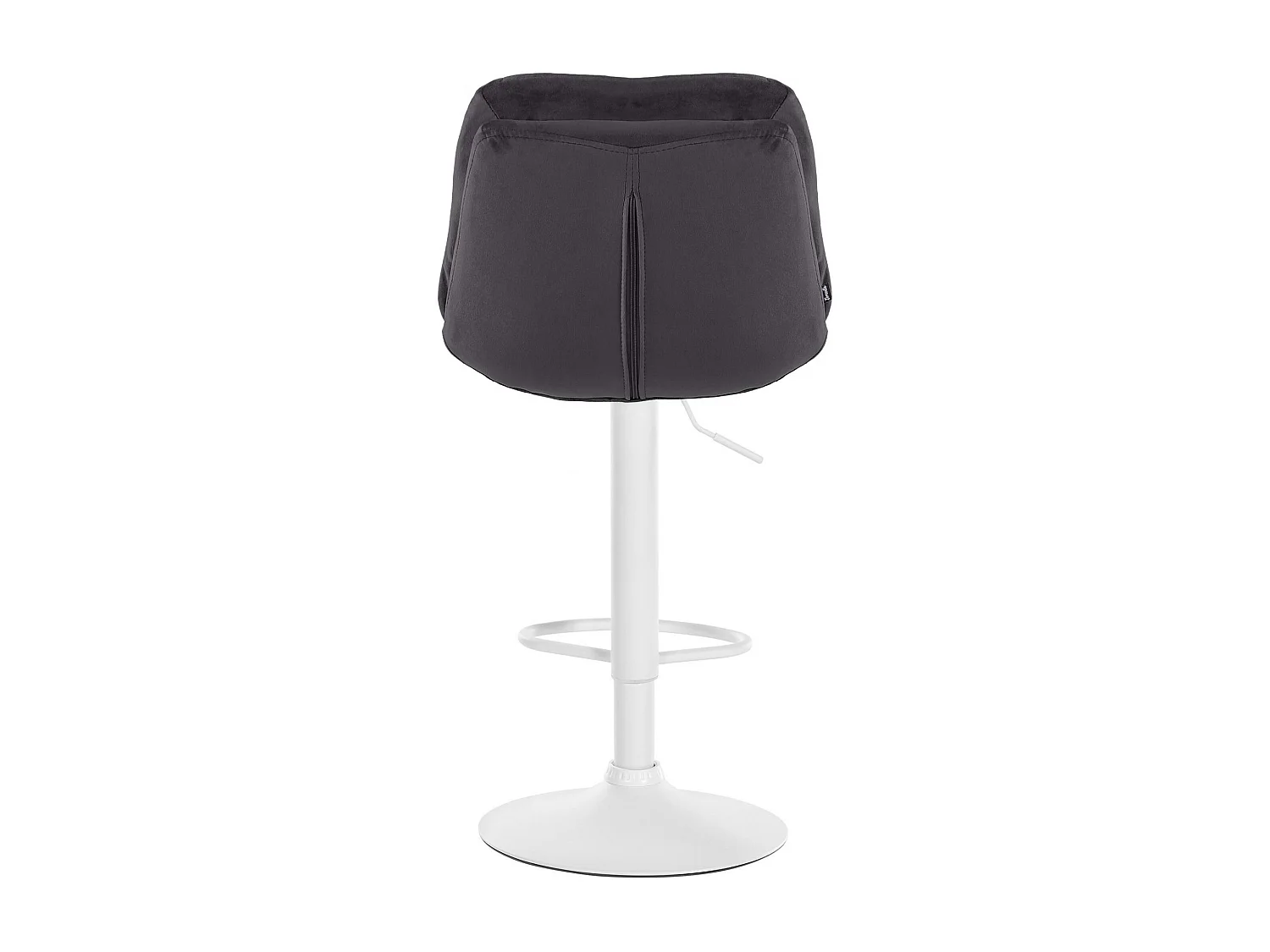 Tabouret de bar - Velours - Noir - Laurel