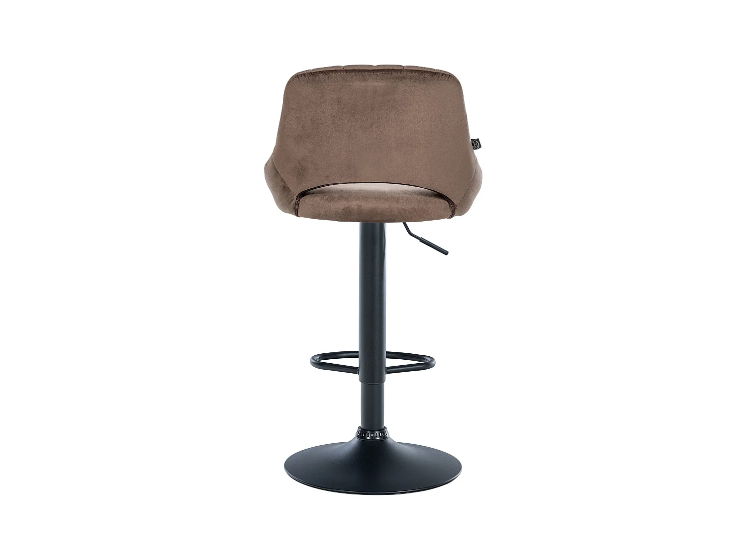 Tabouret de bar - Velours & Noir - Marron - Milet