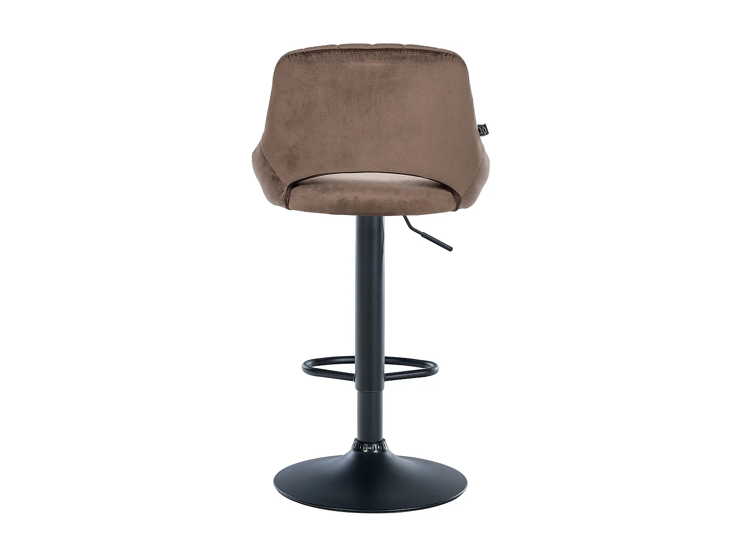 Tabouret de bar - Velours & Noir - Marron - Milet