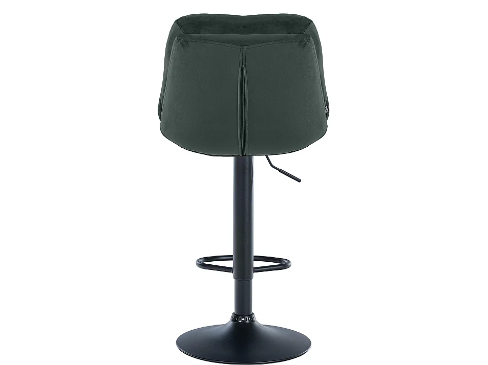 Tabouret de bar - Velours - Vert foncé - Laurel
