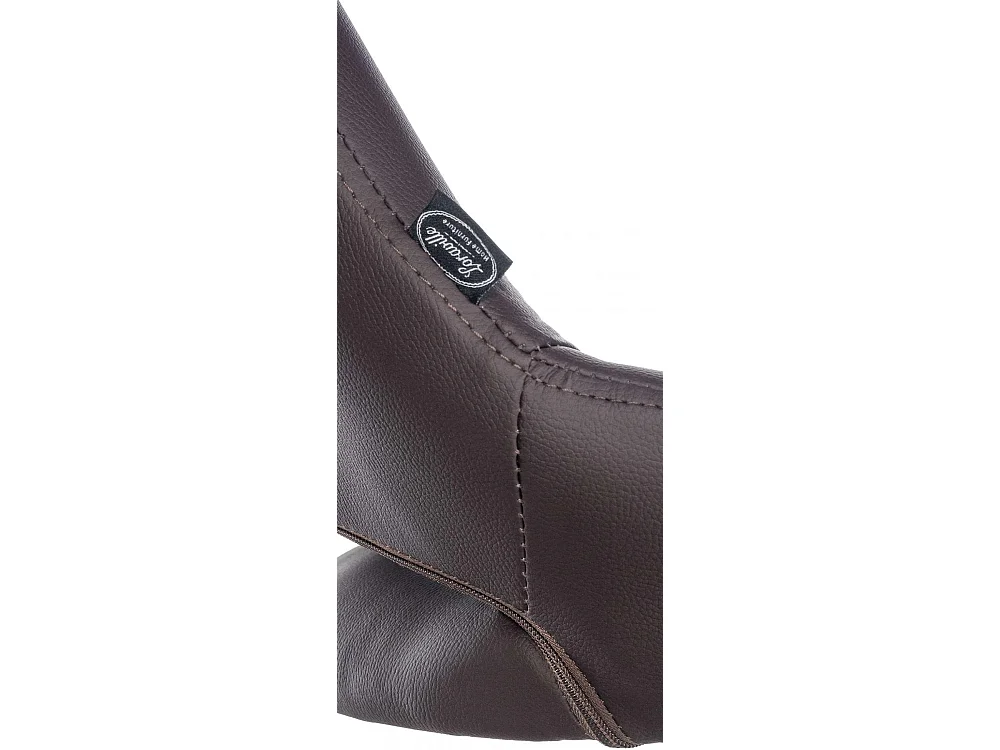 Barkruk - Kunstleer & chroom - bruin - Milet