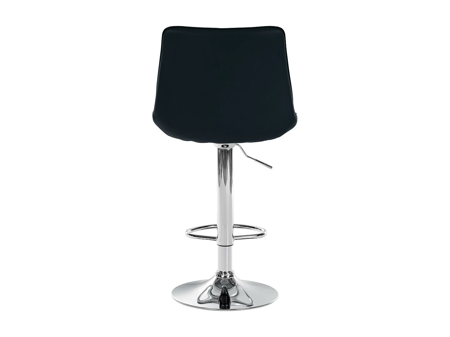 Lot de 2  Tabouret de bar - Similicuir - Noir - Toni