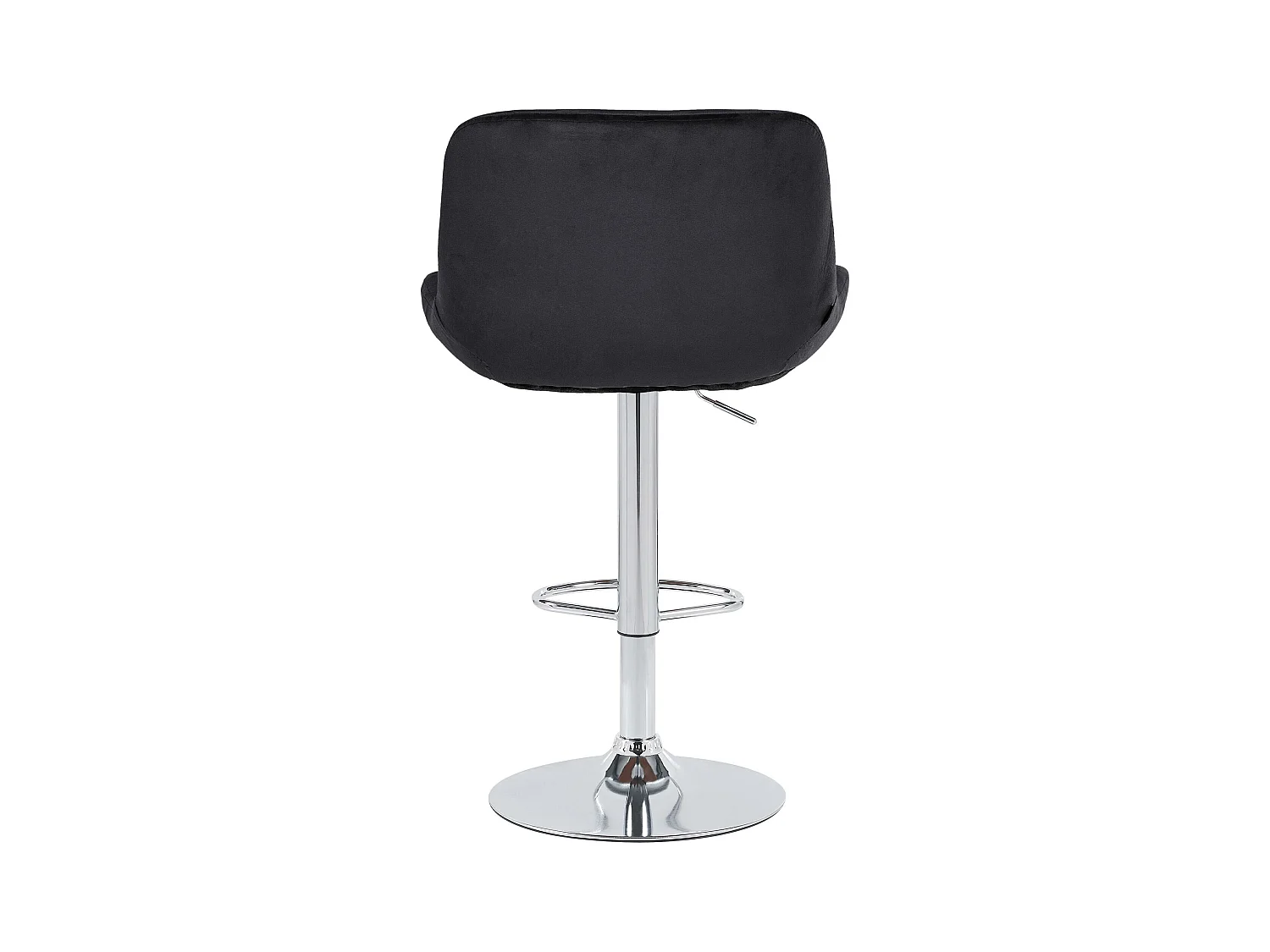 Tabouret de bar - Velours - Noir - Solon