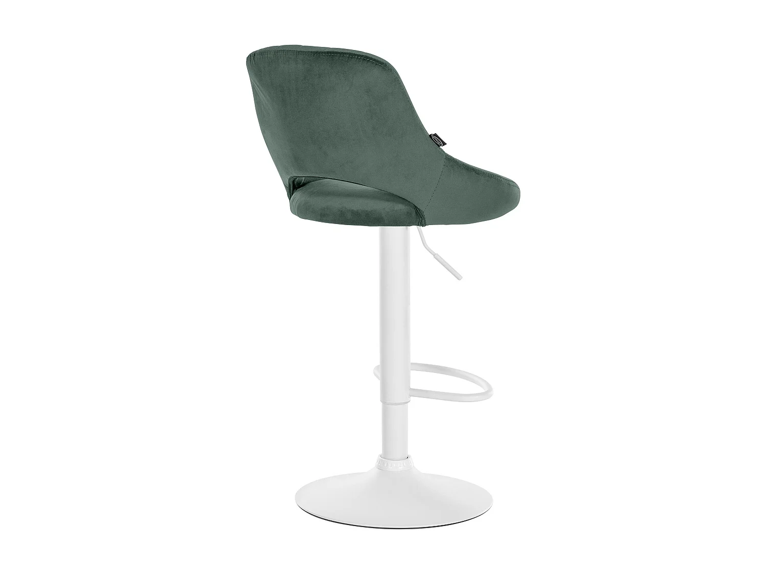 Lot de 2  Tabouret de bar - Velours - Vert - Milet