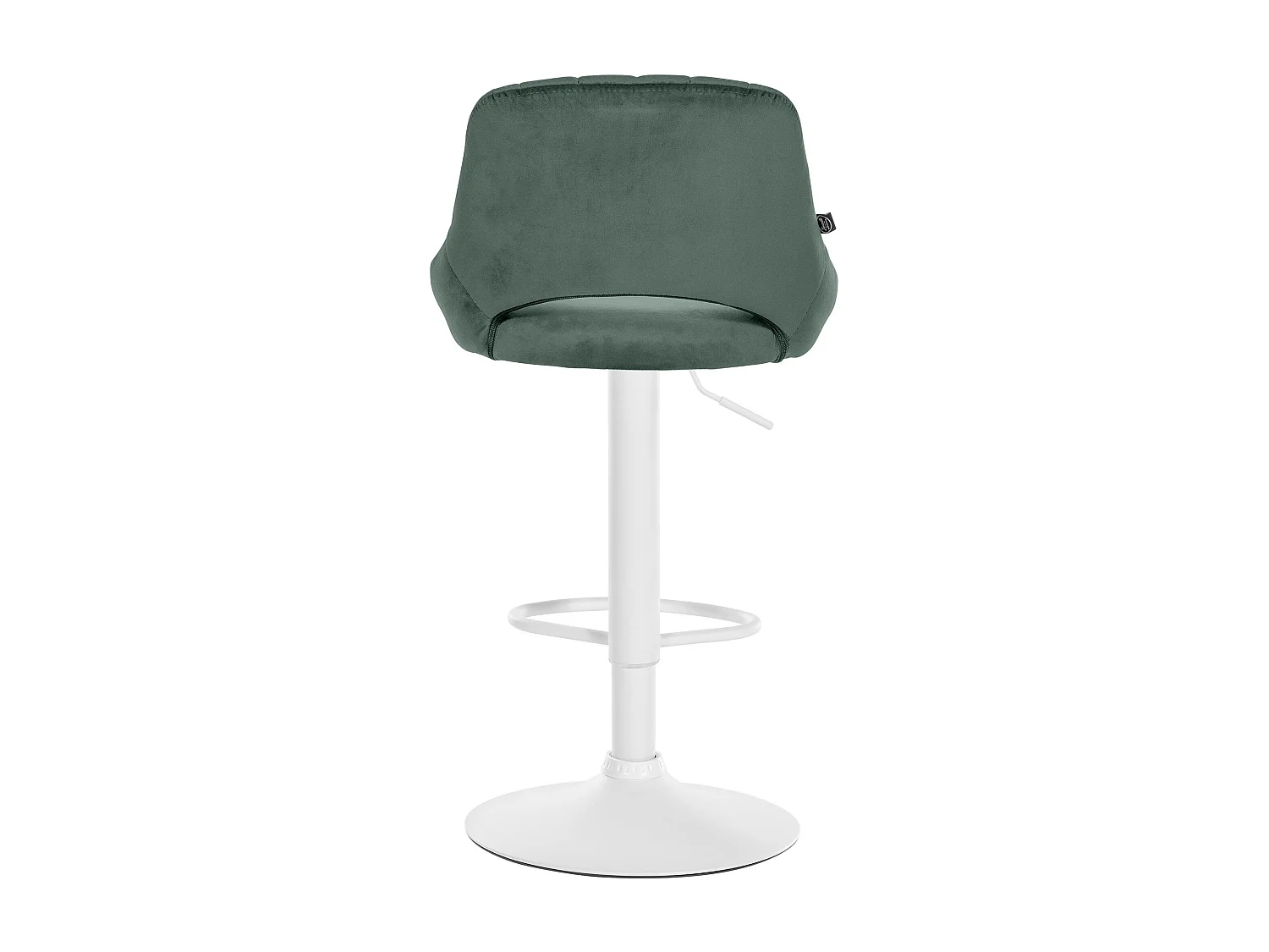 Lot de 2  Tabouret de bar - Velours - Vert - Milet