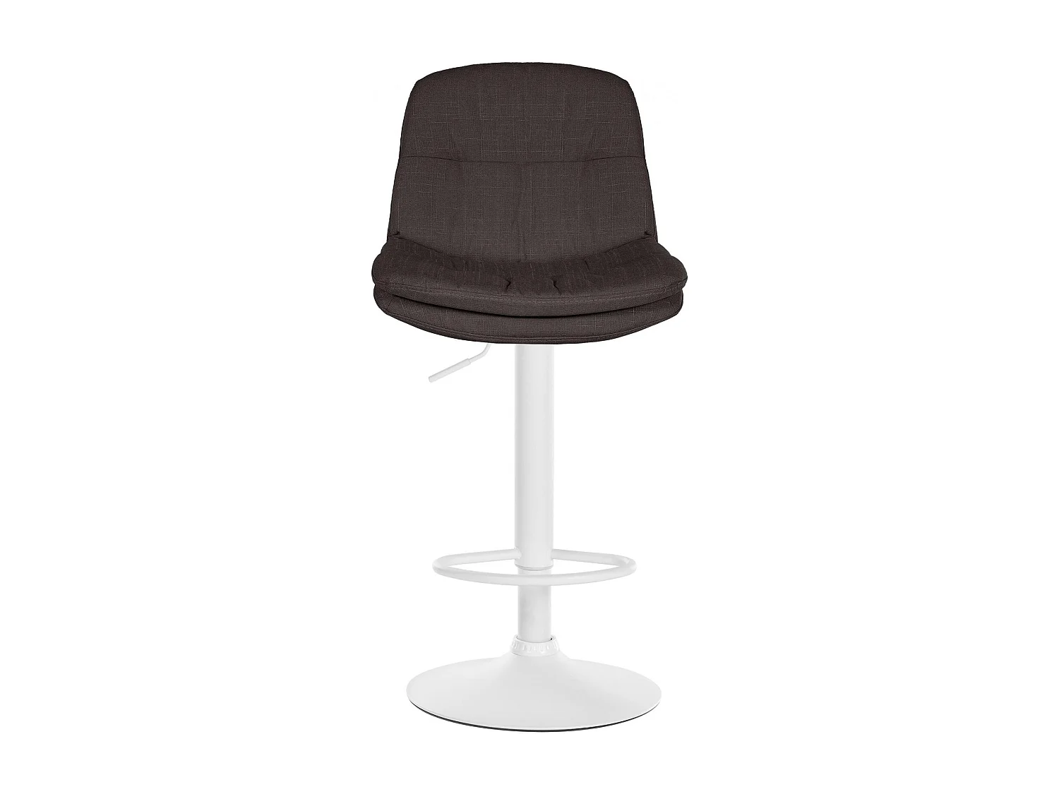 Tabouret de bar - Tissu - Gris foncé - Laurel