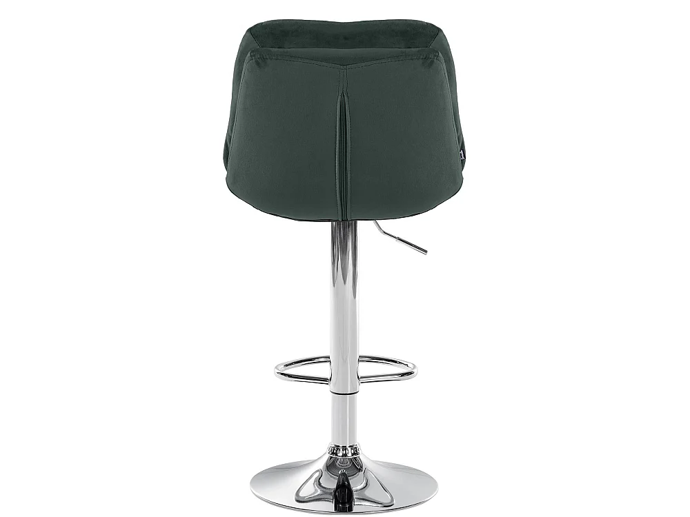 Tabouret de bar - Velours - Vert foncé - Laurel
