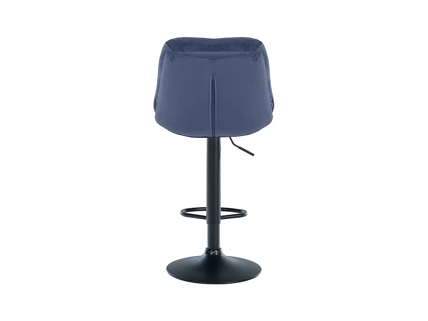 Tabouret de bar - Velours - Bleu - Laurel