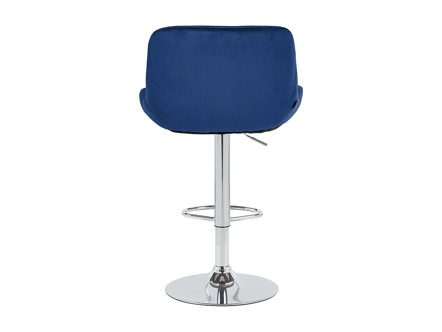 Tabouret de bar - Velours - Bleu - Solon