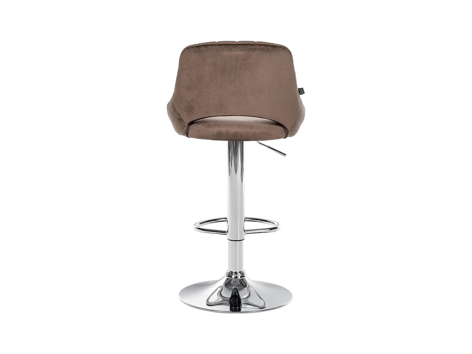 Lot de 2  Tabouret de bar - Velours - Marron - Milet