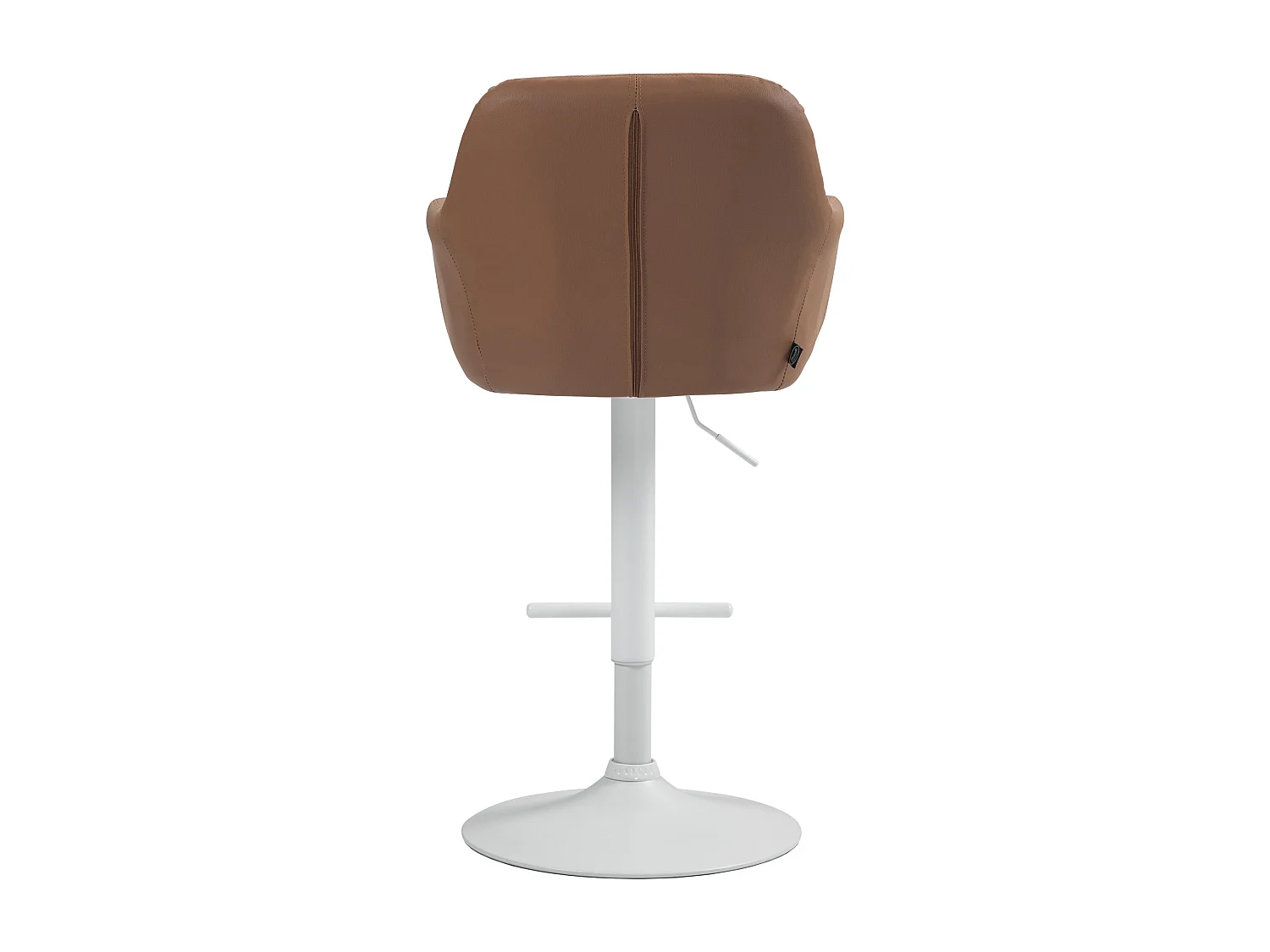 Tabouret de bar - Similicuir - Marron clair - Natoma