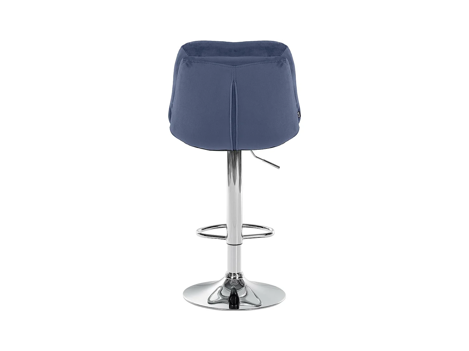 Tabouret de bar - Velours - Bleu - Laurel