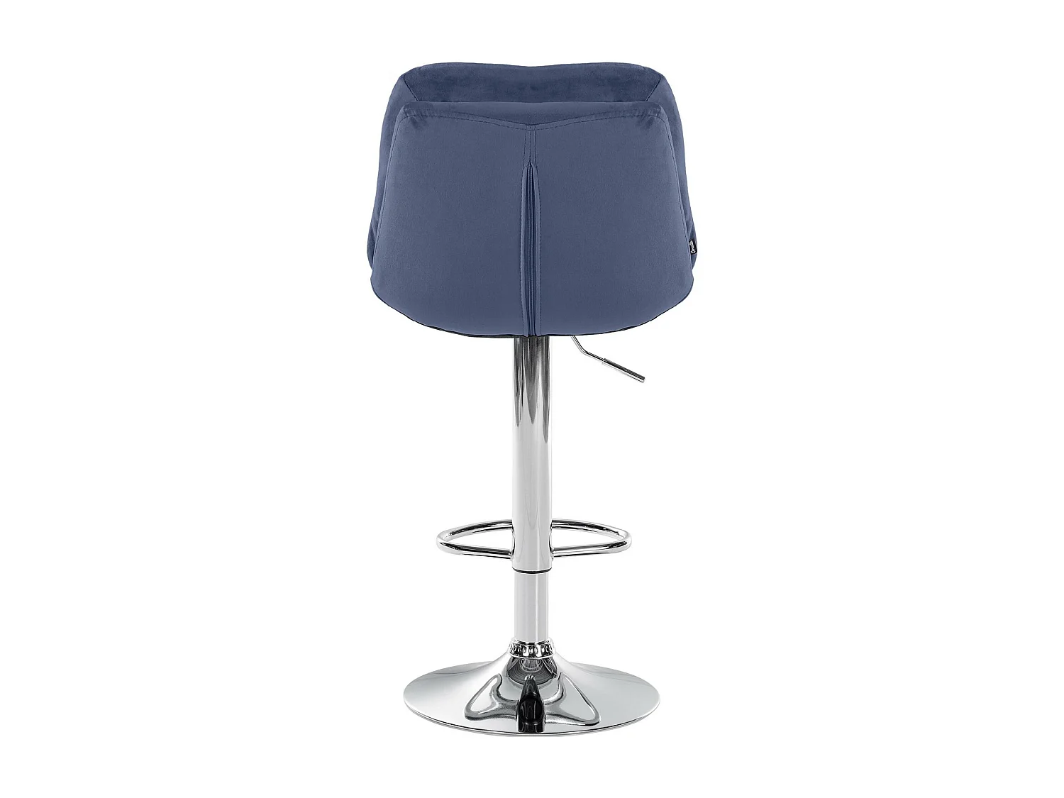 Tabouret de bar - Velours - Bleu - Laurel