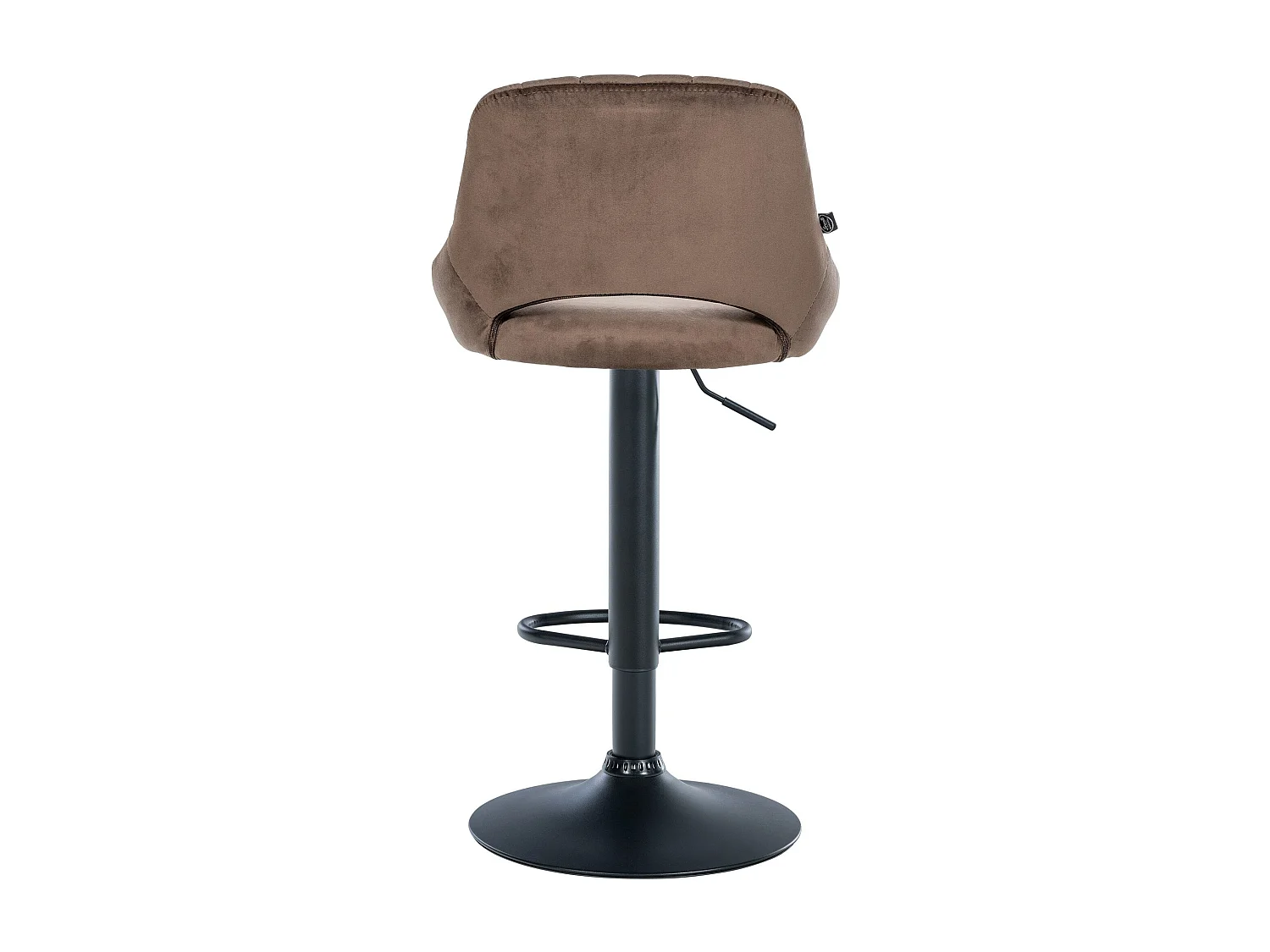 Lot de 2  Tabouret de bar - Velours - Marron - Milet