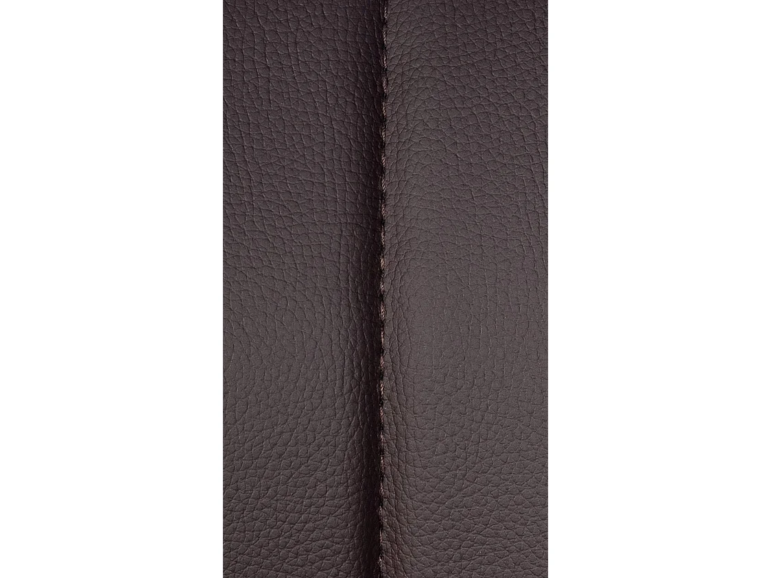 Tabouret de bar - Similicuir & Noir - Marron - Milet