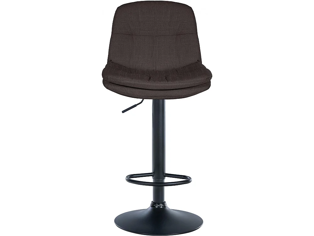 Tabouret de bar - Tissu - Gris foncé - Laurel