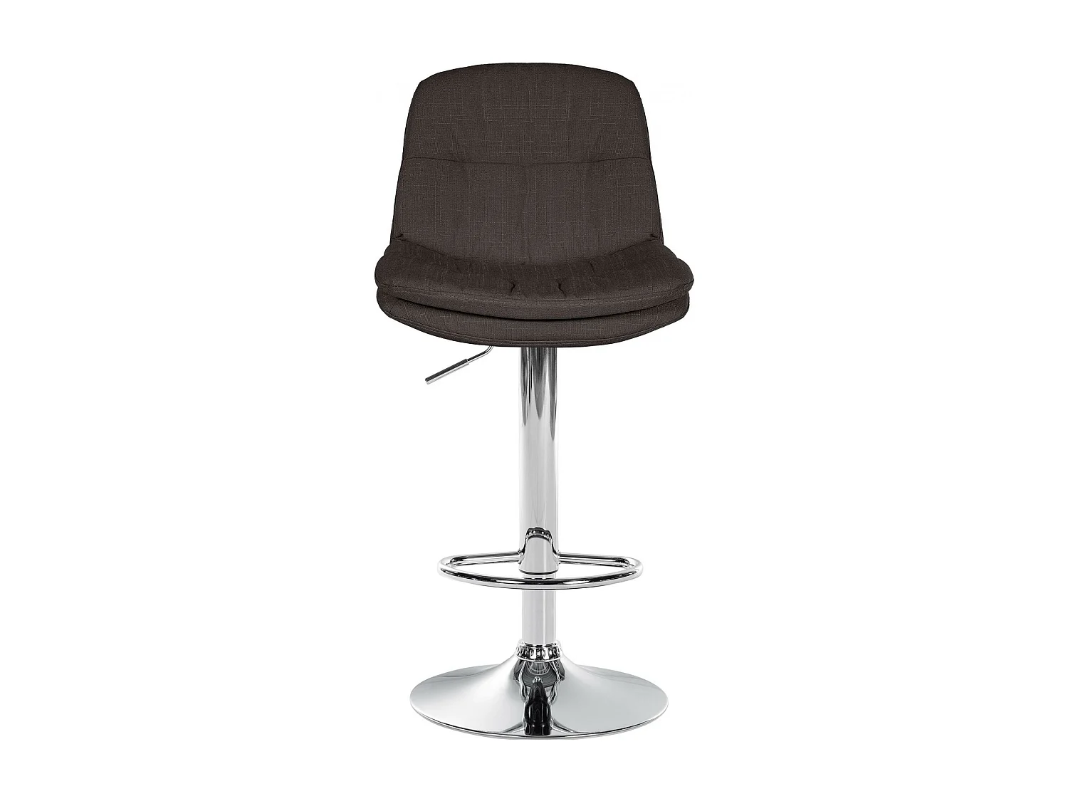 Tabouret de bar - Tissu - Gris foncé - Laurel