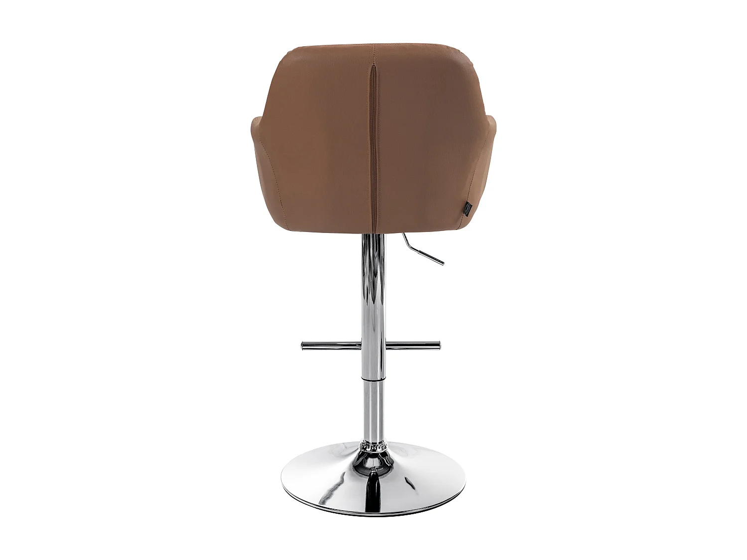 Tabouret de bar - Similicuir - Marron clair - Natoma
