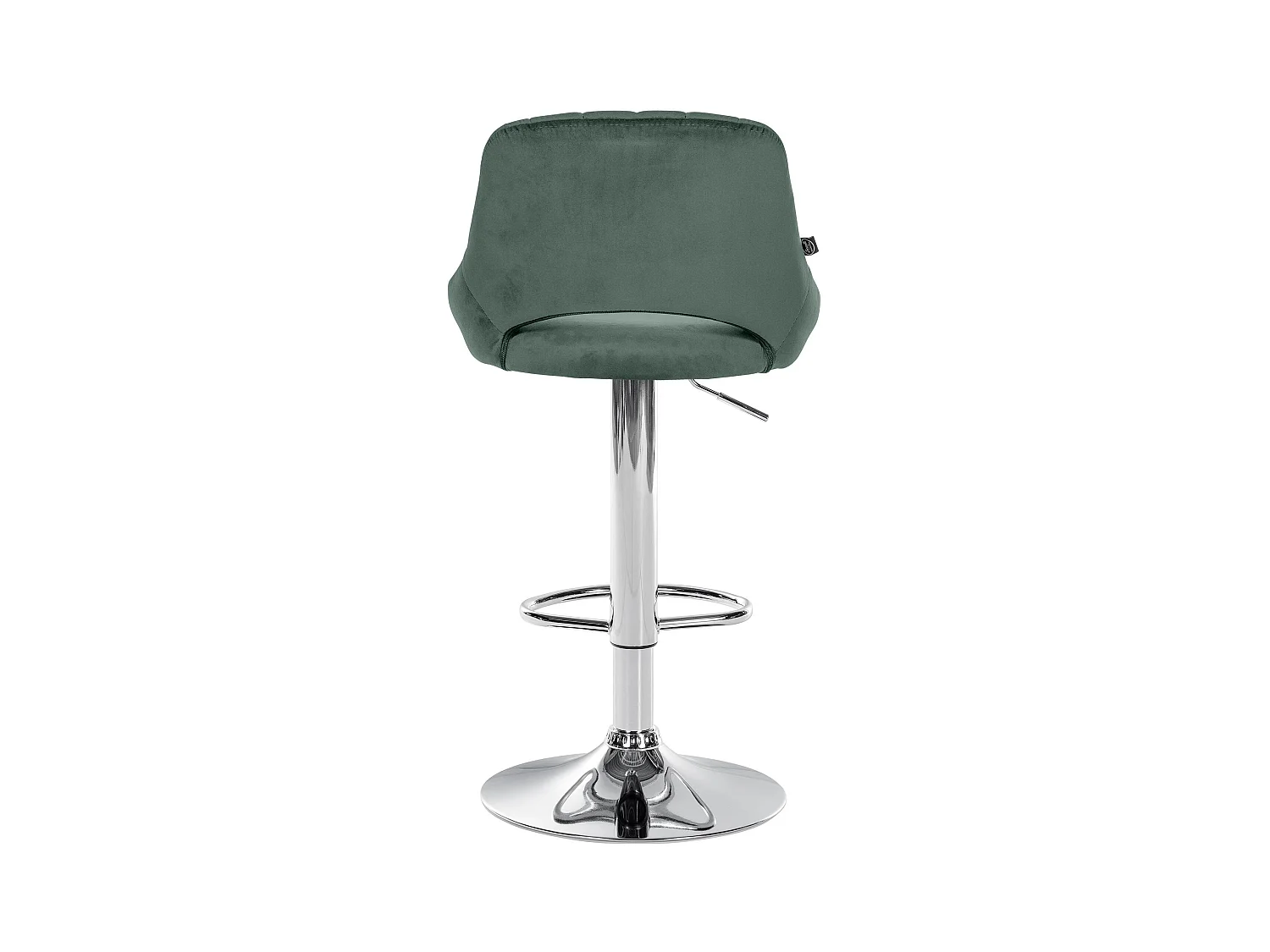 Lot de 2  Tabouret de bar - Velours - Vert - Milet