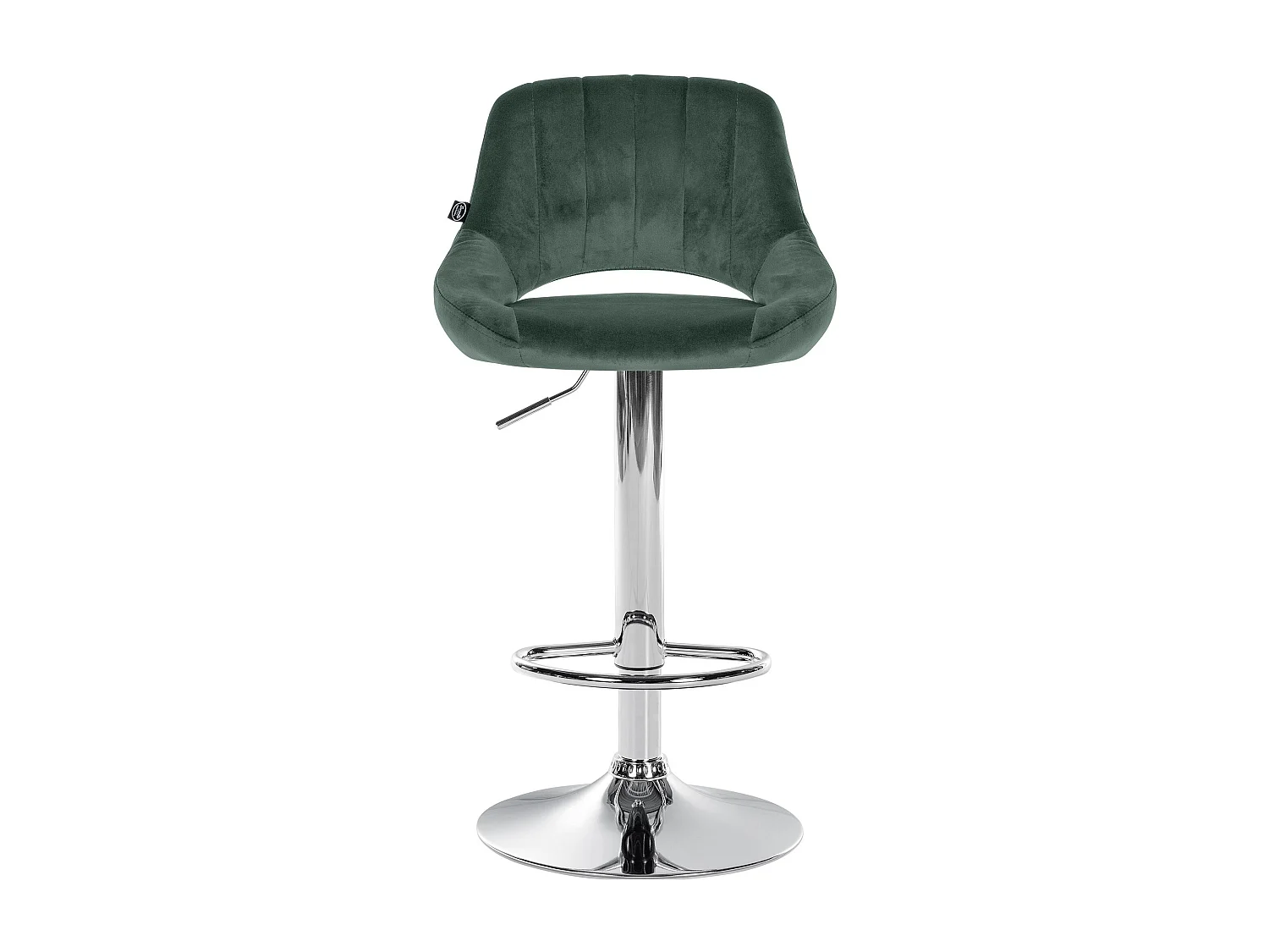 Lot de 2  Tabouret de bar - Velours - Vert - Milet