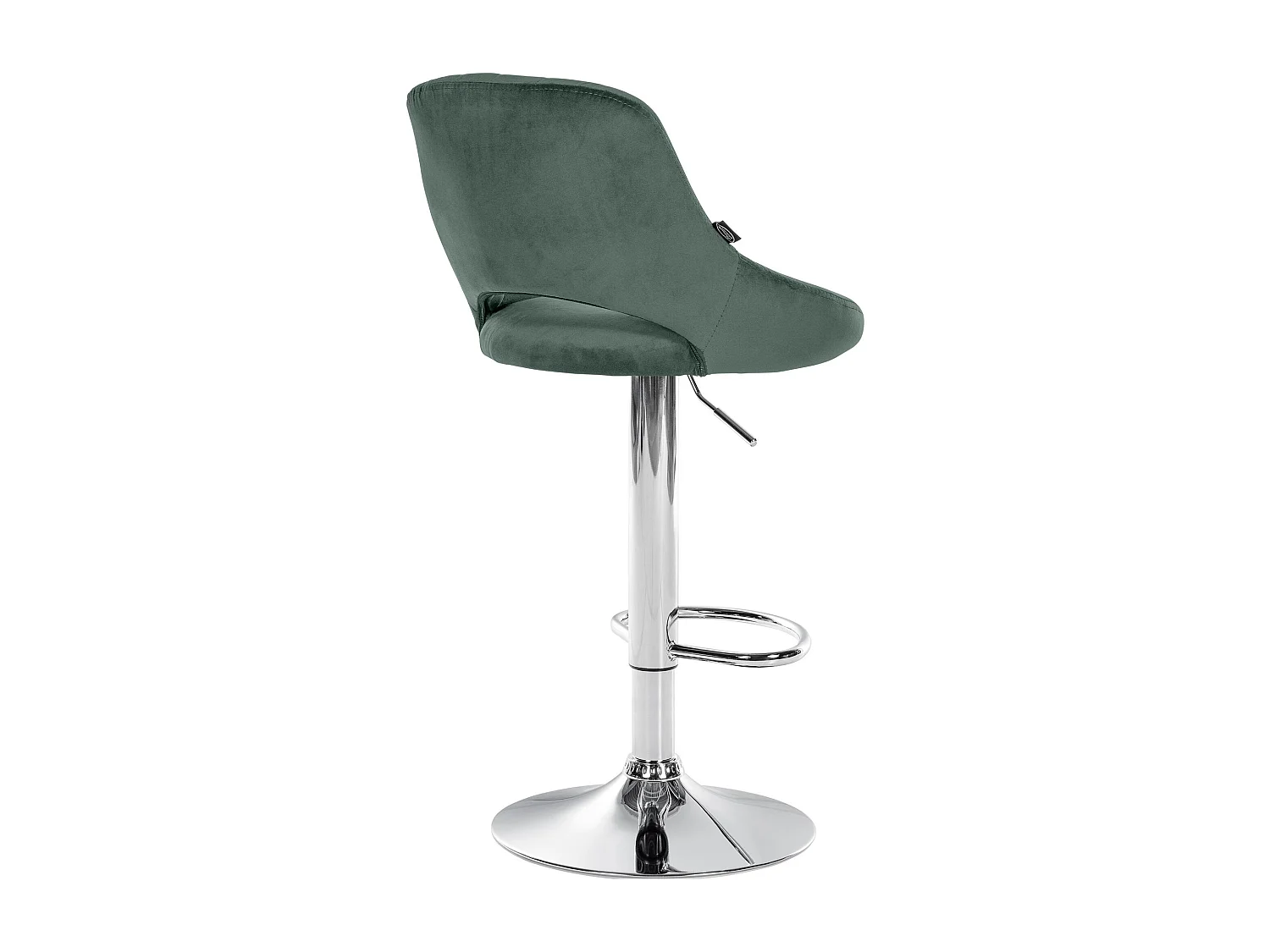 Lot de 2  Tabouret de bar - Velours - Vert - Milet